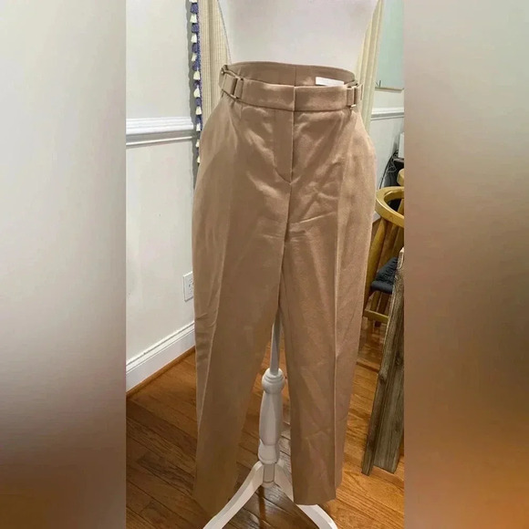 HUGO BOSS Tapina Pants Virgin Wool Sz 2 UK 6 - Picture 5 of 9